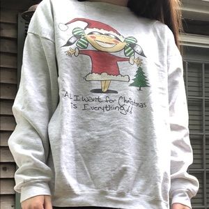 Vintage oversized Christmas sweatshirt